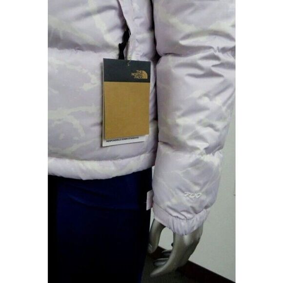 The North Face Women Sz XL 1996 Retro Nuptse 700-Down Hooded Jacket Lavender $33 - Picture 5 of 15